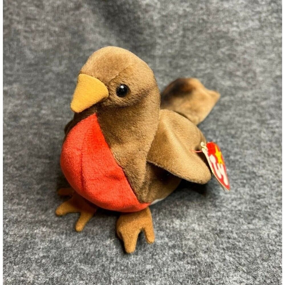 1997/1998 Early the Robin - Ty Beanie Baby, Retired March 20th 1997